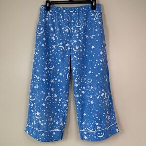 Printfresh Cropped Pajama Pants S Celestial Skies Star Organic Cotton Sleepwear
